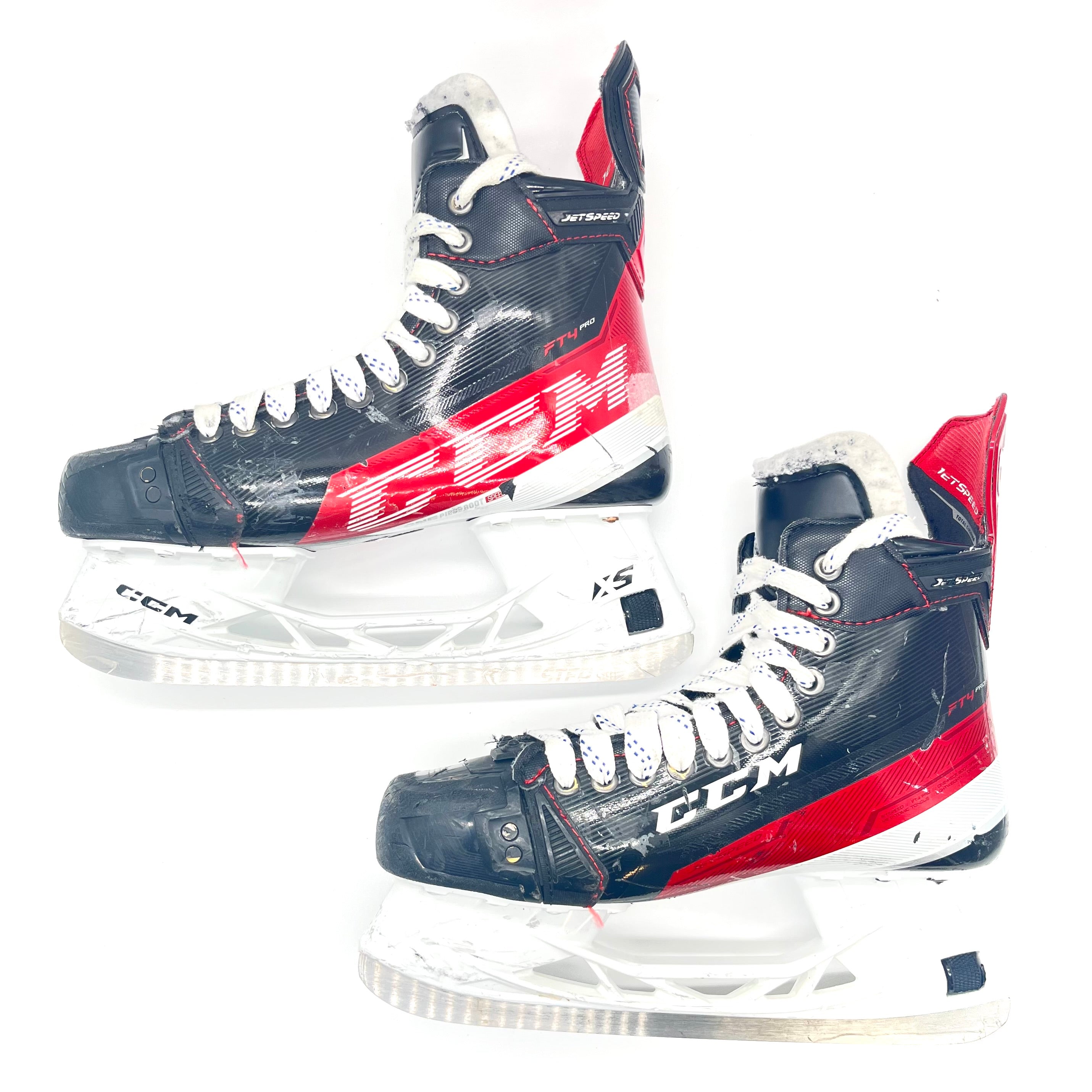 CCM Jetspeed FT4 Pro - Patins de hockey d'occasion NHL Pro Stock - Taille 9D